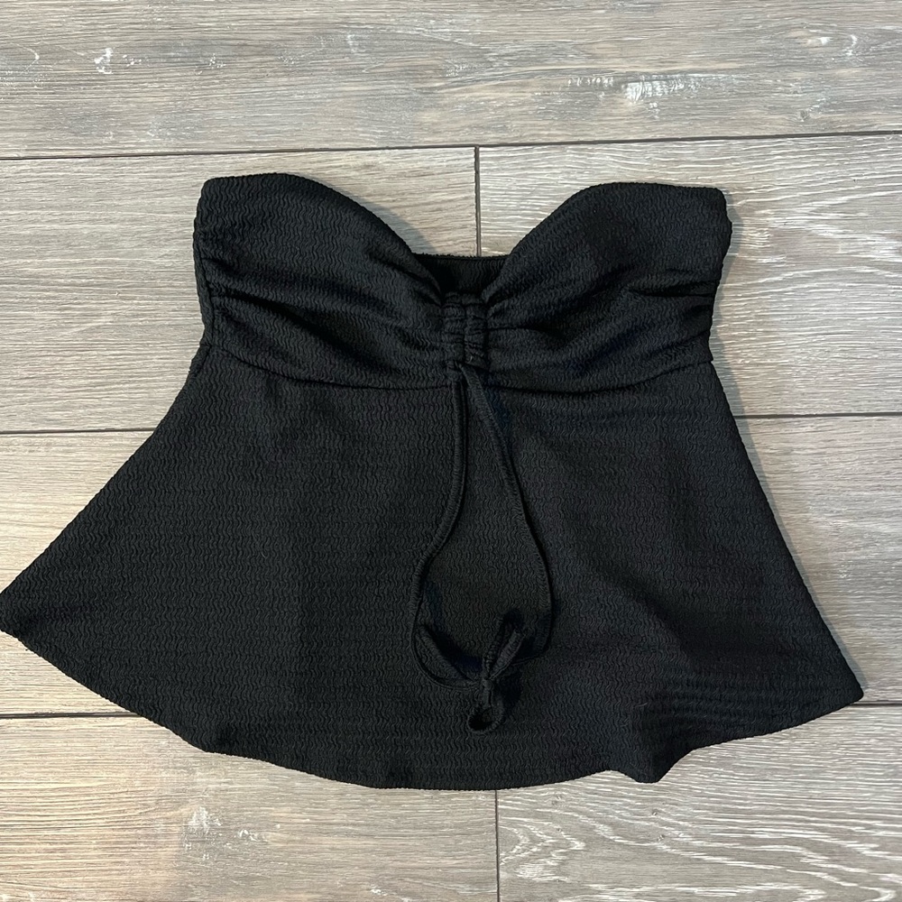 SHEIN Black Textured Top